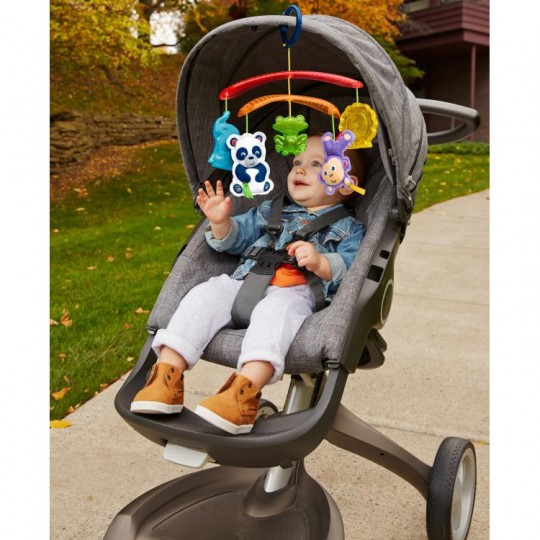 fisher price on the go stroller mobile