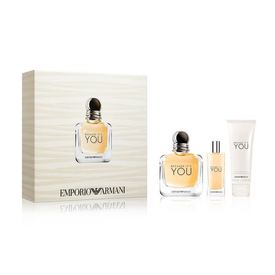 because of you perfume gift set