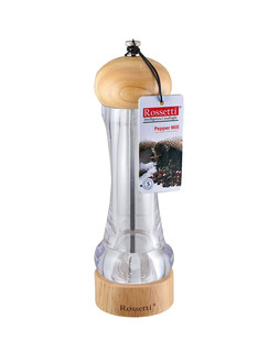 Acrylic/Wood Pepper Mill -2214-