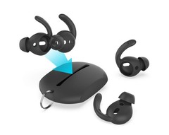 AHA STYLE  Premium Silicone Earhooks Airpods Case Black Pt40