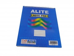 ALITE 7X9 المفكرة الايت بتصميم حلزوني (70 ورقة)