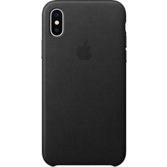 APPLE iPhone X Leather Case BLACK MQTD2