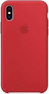 APPLE iPhone X Silicone Case RED MQT52