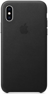 APPLE iPhone XS Leather Case BLACK MRWM2