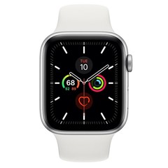 Apple Watch Silver Aluminum Case with Sport Band 44mm