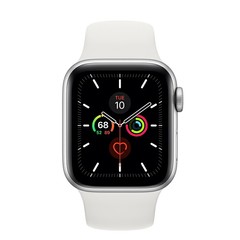 Apple Watch Silver Aluminum Case with Sport Band 44mm