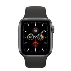 Apple Watch Space Gray Aluminum Case with Sport Band