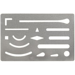 Aristo Eraser Template Es30 24840