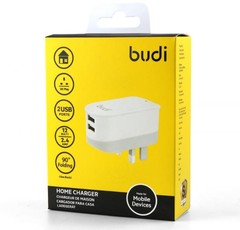 BUDI 2-Port Home Charger 12Watt M8J029U