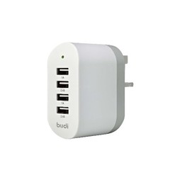 BUDI 4-Port Home Charger M8J028U