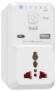 BUDI Timer Home Charger With Socket M8J313U