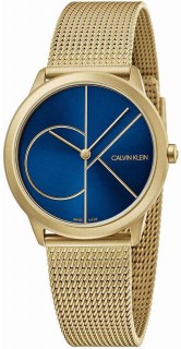 Calvin Klein Minimal watch - LAD 3H SS BLU-K3M5255N