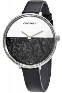 Calvin Klein Rise watch - LAD 3H LTH SILV K7A231C1