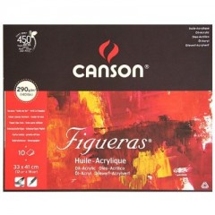 Canson 33X41 Oil Acrylic Paper 10Sh 290Grm 0857222