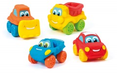 Clementoni Baby Car Soft&Go 18Pcs Dplay