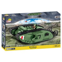 Cobi 2972 Small Army Tank Mark I 600 Pieces