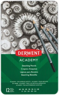 Derwent 1X12 Academy Sketching Pencil 2301946