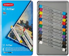 Derwent 1X12 Artbar Watersoluble Wax Bar 2300590