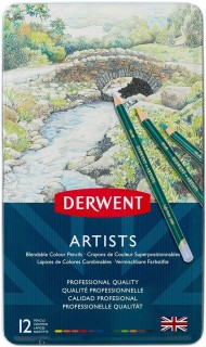 Derwent 1X12 Artists Color Pencils 32092