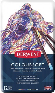 Derwent 1X12 Coloursoft Pencil 0701026
