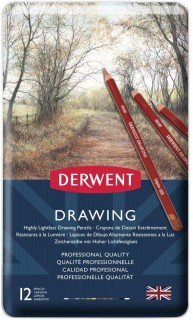 Derwent 1X12 Drawing Pencil 0700671