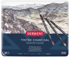 Derwent 1X24 Tinted Charcoal Pencil 2301691