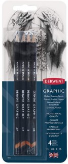 Derwent 1X4 Graphic Pencil Medium 39004