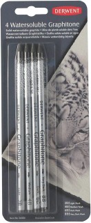 DERWENT1X4 WATERSOLUBLE GRAPHITONE PENCIL 34304