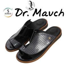 صندل رجالي عربي طبي أصلي من Dr Mauch 5 Zone باللون الأسود 004