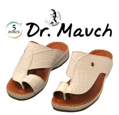Dr Mauch 5 Zone Medical Original Reflex Zones Bed Mens Arabic Sandal 306-4 White