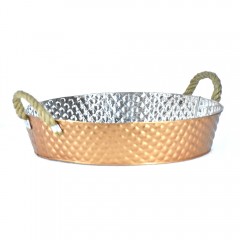 Easy Life Metal Bucket Ss 40X9Cm Gold