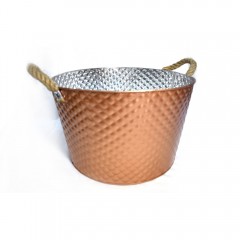 Easy Life Metal Bucket Ss Large 40Cm Gold