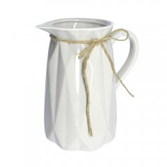 Easy Life Nordic Jug Flower Vase 17.5cm White