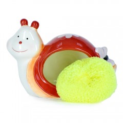 Easy Life Scrub Holder Animal Shapes Snail