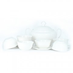 Easy Life Versace Design Ceramic Soup Set 15Pcs