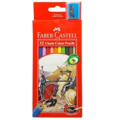 FABER CASTELL 12PCS CLASSIC COLOR PENCIL 115852