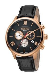 Ferre Milano GENT BLK LSTR+BRACELET FM1G144L0031