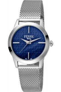 Ferrè Milano Lady watch - LAD 3H SS BLU FM1L126M0021