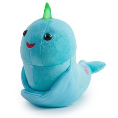 Fingerlings Hugs Light Up Narwhal - Nikki - Blue