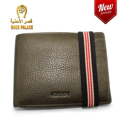 GIUDI LUXURY LEATHER MEN'S WALLET DARK GREY