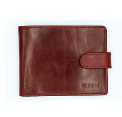 GIUDI LUXURY LEATHER MEN'S WALLET MAROON