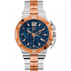 GUESS Collection watch - GNT CHR SS BLU-Y52007G7