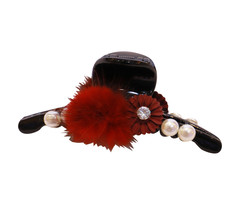 Hair Accessories 1  Dark Red