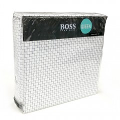 Hugo Boss T300  Queen Sheet Set Design 1