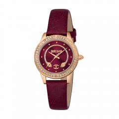 Just Cavalli Lady Animalier watch - LAD 3H LTH RED-JC1L275L0025