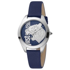 Just Cavalli Lady Animalier watch - LAD LTH BLU SSBB-JC1L210L0115