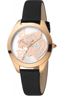 Just Cavalli Lady Animalier watch - LAD LTH SILV SSBB - JC1L210L0025