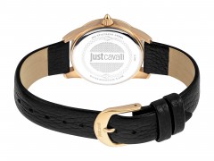 Just Cavalli Lady Glam Chic watch - LAD LTH BLK SSBB - JC1L087L0235