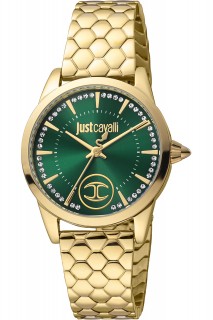 Just Cavalli Lady Glam Chic watch - LAD SS GREEN JC1L087M0265