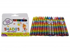 Kooltoolz 16Pcs Shades Wax Crayons